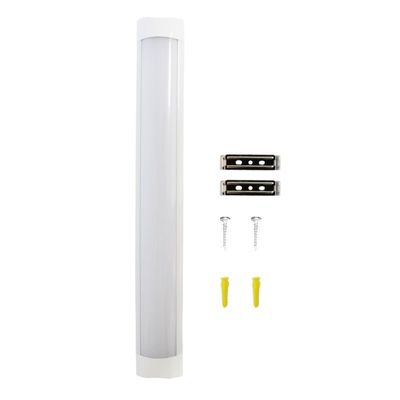 Réglette LED 60cm 18W (Pack de 4) - Blanc Froid 6000K - 8000K - SILAMP
