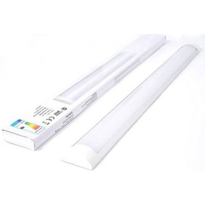 Réglette LED 60cm 18W - SILUMEN - Blanc neutre 4000K - Allumage instantané - Durée de vie 25000h