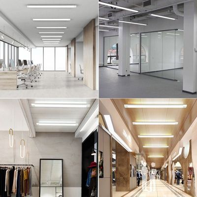Réglette LED 60cm 24W (Pack de 10) - Blanc Froid 6000K - 8000K - SILAMP