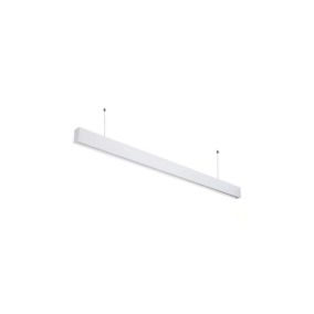 Réglette LED Fine Blanche Suspendue 40W Linkable 1200mm Blanc Naturel 4000K