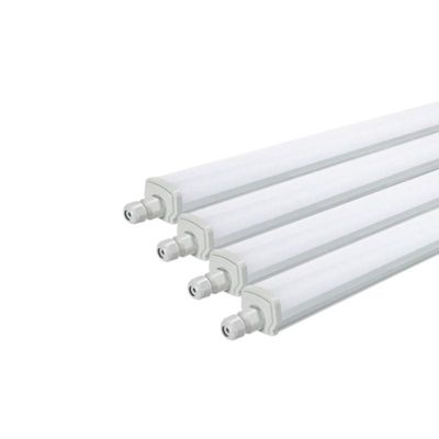 Réglette LED étanche 120cm 36W IP65 Interconnectable (Pack de 4) - Blanc Neutre 4000K - 5500K - SILAMP