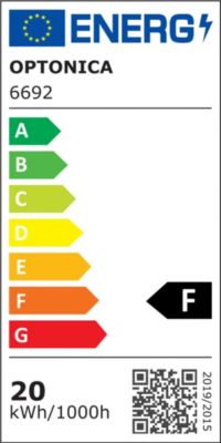 Réglette LED étanche 60cm 20W 1600lm - Blanc Naturel 4000K
