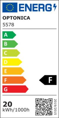 Réglette LED Type T5 avec Interrupteur 20W 1600lm (105W) IP20 1450mm - Blanc Naturel 4000K