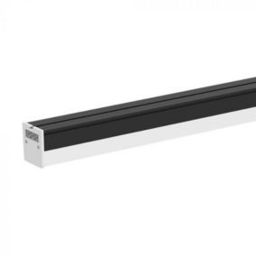 Réglette Linéaire Fine Interconnectable 120cm 40W Noir - Blanc Neutre 4000K - 5500K - SILAMP