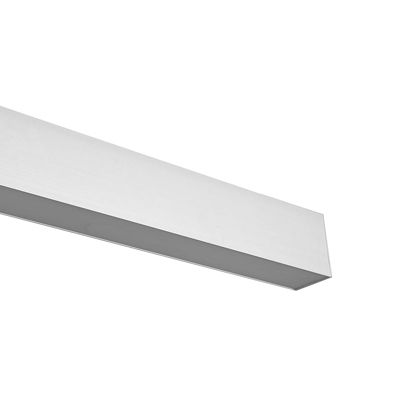 Réglette Suspendue LED Large 120cm 35W Argent - Blanc Froid 6000K - 8000K - SILAMP