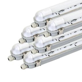 Réglette étanche 120 cm pour 1 Tube LED T8 IP65 (Boitier vide) (Pack de 6) - SILAMP