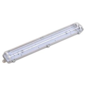 Réglette étanche double pour tube LED T8 120cm IP65 (boitier vide) - SILAMP