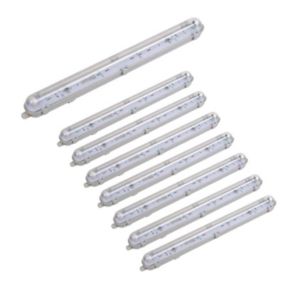 Réglette étanche pour Tube LED T8 120cm IP65 (Boitier vide) (Pack de 8) - SILAMP