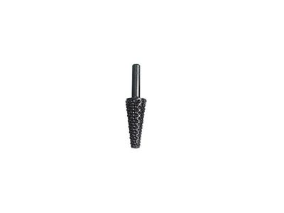 Râpe / lime cônique pour perceuse, WOLFCRAFT, adapté pour bois diam. 5 -35 mm