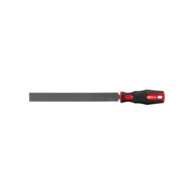 Râpe plate douce emmanchée en acier longueur 250mm - KS TOOLS - 157.0616