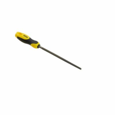 Râpe ronde moyenne piqûre 200 mm - acier carbone, poignée bimatière - 0-22-475
