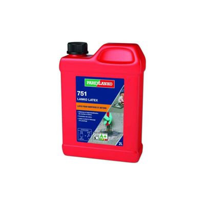 Résine d'accrochage pour mortier et béton Lanko 751 Lankolatex bidon de 2 litres