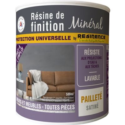 resine de finition zone seche resinence incolore paillete 0 5l castorama