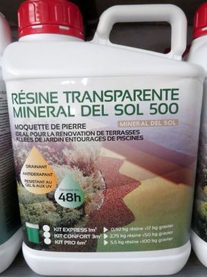 Resine Incolore Pour Moquette De Pierre 5 5kg Castorama