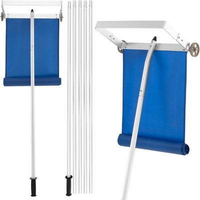 Râteau à Neige pour Toit en Aluminium avec Longueur Réglable 151-611 CM-5 Tiges d Extension et Coupe Neige Large