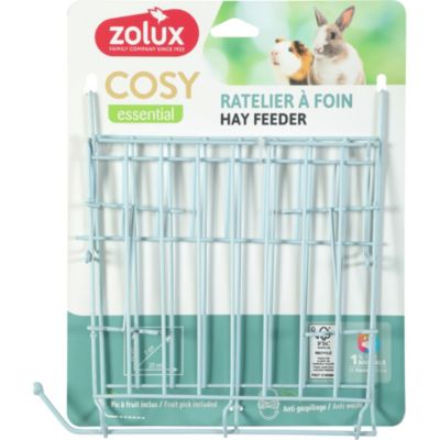 Râtelier à foin en métal Cosy XXL pour lapin et cochon d'Inde.