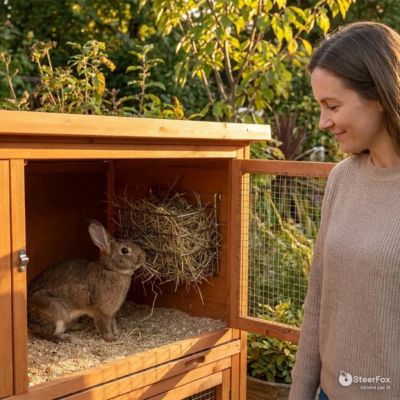 Râtelier à foin lapin acier 30 cm OLBA - lot de 10