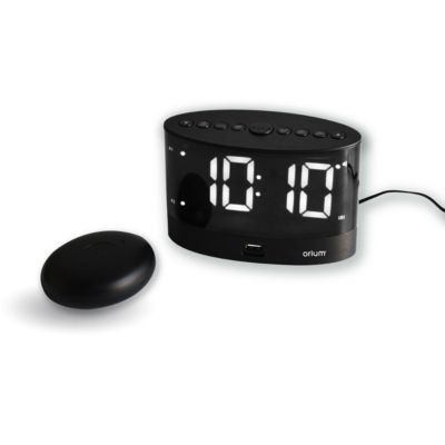 Réveil vibreur LED sans fil - Blanc - Orium