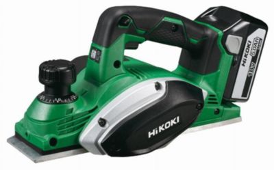 Rabot sans fil HIKOKI P18DSLWPZ 18V 5.0Ah, largeur de coupe 82 mm, livré avec 2 batteries et chargeur