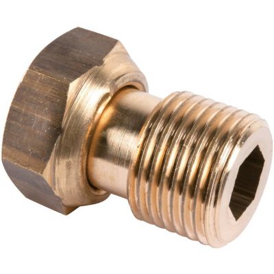 Raccord 2 pièces - M 1/2' - F 3/4' - Pour Compteur d'eau - Riquier