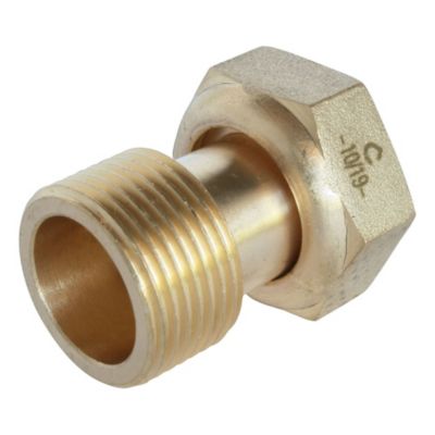 Raccord 2 pièces pour compteur - Ecrou 20/27 / Mâle 20/27 - Somatherm For You