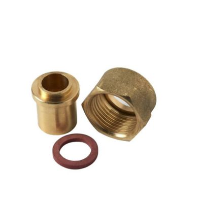 Raccord à souder femelle pour butane/propane + écrou F20X150 pour ø12 mm