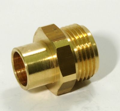 Raccord à souder mâle pour butane/propane + écrou M20X150 pour ø14 mm