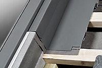Raccord de remplacement fenêtre de toit Velux EL MK06 gris