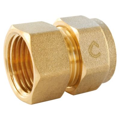 Raccord Droit Compression 40 Mm 1 1/2 - Alimentaire, Résistant Pression 10 Bar - Polypropylène/polyamide - Contact Alimentaire Autorisé