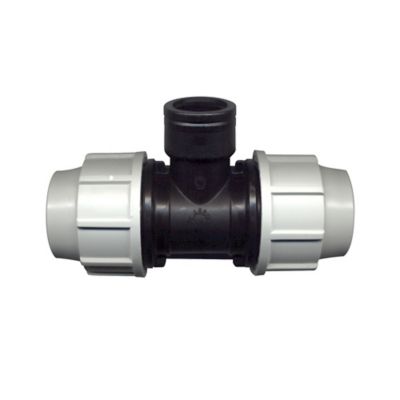 Raccord Té Taraudé 32 Mm Pour Tuyauterie - Compression Intérieur X Femelle 26x34 Mm