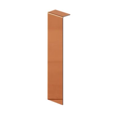 Raccord FCI pour plinthe FC en acier inoxydable 100 mm x 20 mm x 10 mm - cuivre miroir