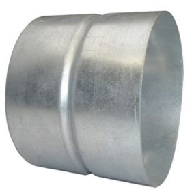 Raccord femelle en galva Ø125 mm pour conduit