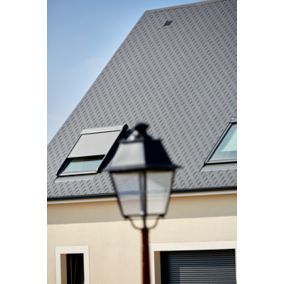 Raccord fenêtre de toit simple sur ardoises Velux EDN MK06 gris