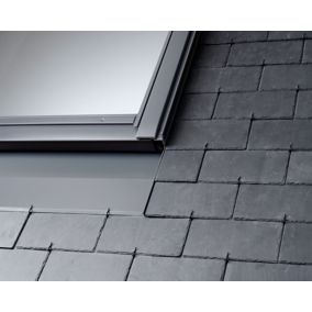 Raccord fenêtre de toit simple sur ardoises Velux EDN MK08 gris