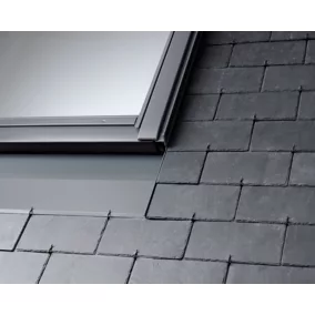 Raccord fenêtre de toit simple sur ardoises Velux EDN UK08 gris