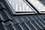 Raccord fenêtre de toit simple sur tuiles Velux EDW MK08 gris