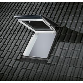Raccord fenêtre de toit simple sur tuiles Velux EDW SK08 gris