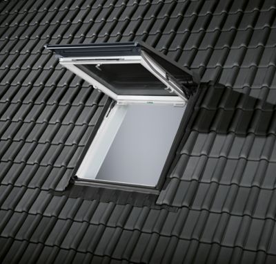 Raccord fenêtre de toit simple sur tuiles Velux EDW SK08 ocre