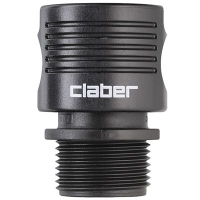 Raccord fileté 20/27mm coloris Noir Claber