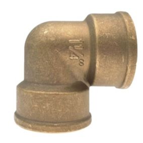 Raccord laiton coudé 90 degrés femelle à visser       diam 5/4" - lot de 5