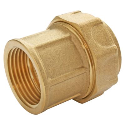 Raccord laiton droit pour PE Ø32 - Femelle 26/34 (1")