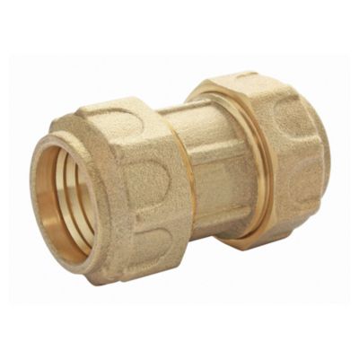 Raccord laiton manchon égal Serrage Extérieur pour tube PE diam 25 mm - Somatherm For You