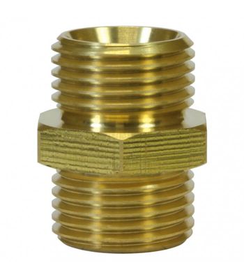 Raccord male/male : Mamelon 3/8