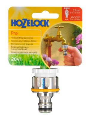 Raccord métal robinet fileté Hozelock
