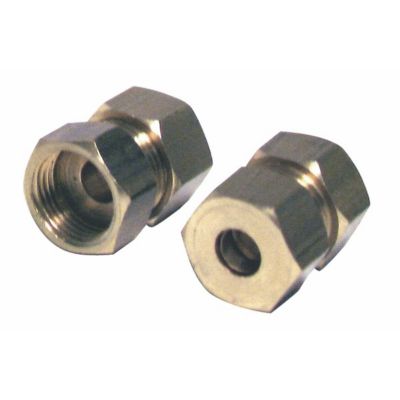 Raccord à olive droit F3/8" x tube 12mm- DIFF - 601609 - (X2)