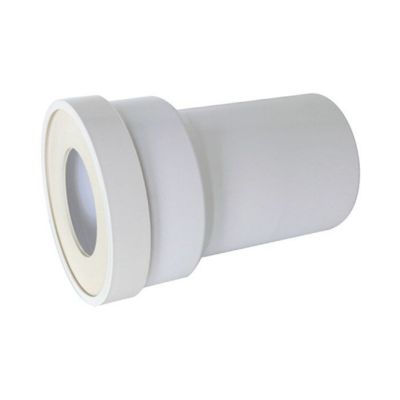 Raccord - Pipe droite mâle - 100mm - Couleur blanche - Idéale pour installations sanitaires