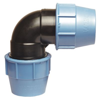 Raccord plastique coudé égal pour tube PE diam 40 mm - Somatherm For You