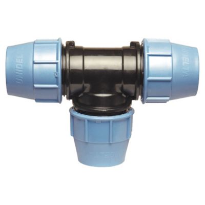Raccord plastique Té égal pour tube PE diam 40 mm - Somatherm For You