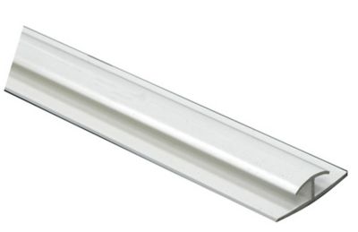 Raccord pour panneau Ep.3,5 mm PVC blanc, 1 m