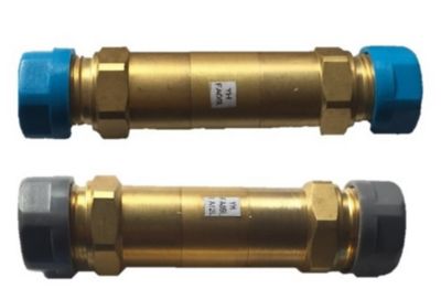 Raccord pour tuyau de gaz à raccord rapide 1/4-1/2